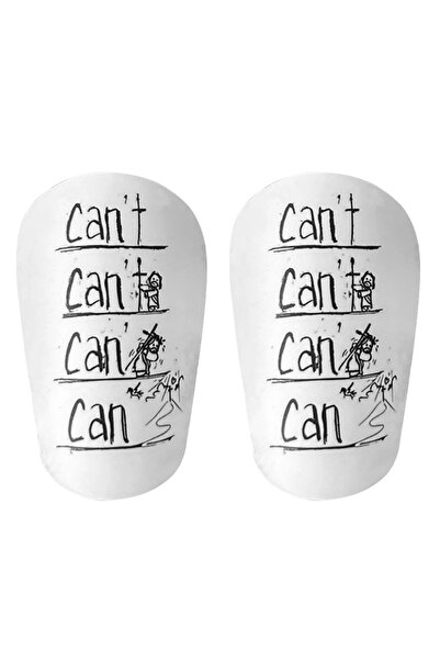 MOJOYCE واقي ساق أبيض مقاس 8×5 ​​سم، زوج واحد، واقي ساق للتدريب على كرة القدم...