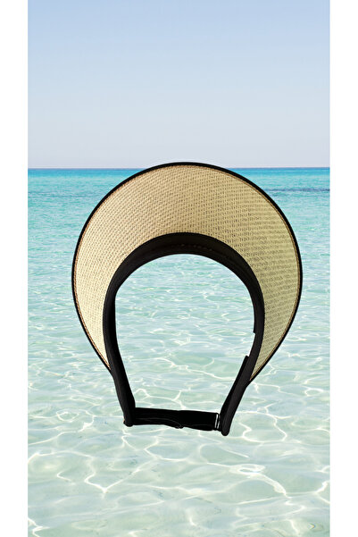 BY SCK Pălărie de paie pentru femei Pălărie de plajă de vară Calitate Premium...