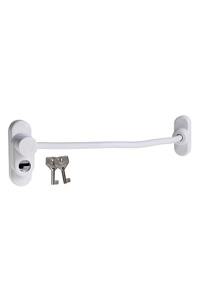 Homepuzzle Κλειδαριά παραθύρου από ατσάλινο σχοινί Λευκό