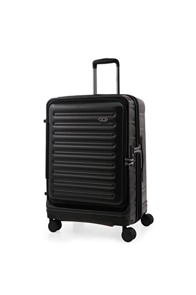 ÇÇS 5238 Lüx Kabin Boy Valiz Siyah