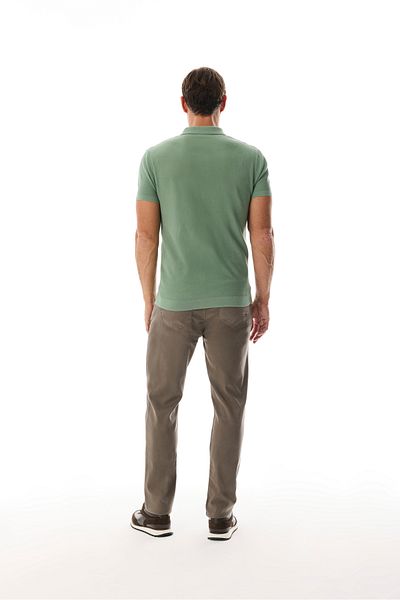 Mudo Polo Collar Short Sleeve Knitwear Sweater
