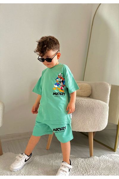 JELİBOOM Organic 100% Cotton Children's Shorts Set