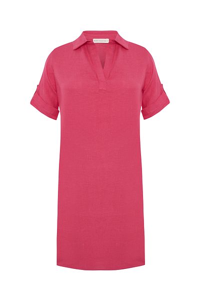 Mudo A Form Shirt Collar Mini Dress