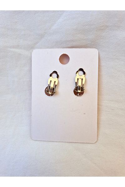 Beyaz Dükkan Pinch Earrings Frozen Anna Earrings (for Princesses Without Pierced Ears)