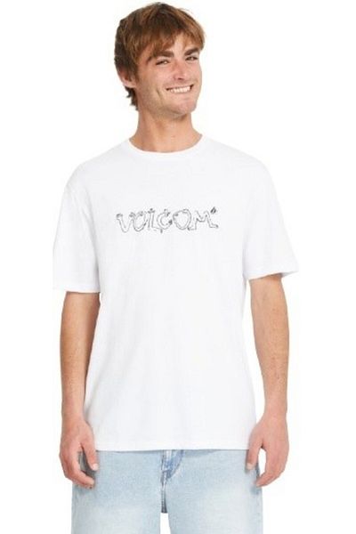 Volcom تي شيرت Catv Bsc Sst Wht