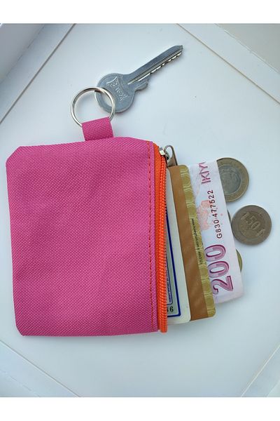 JANJAN 2 Pcs Children's Wallet, Coin Wallet, Wallet with Card Holder and Key Chain