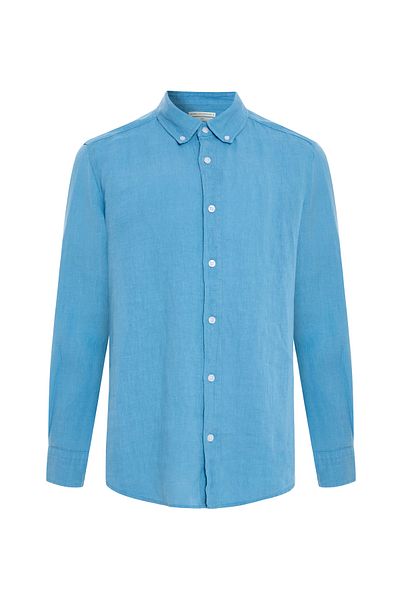 Mudo Slim Fit Long Sleeve Linen Shirt