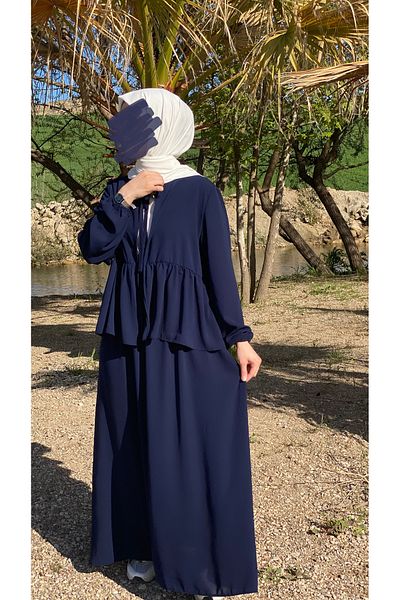 NAKŞİDİL Double Suit Navy Blue