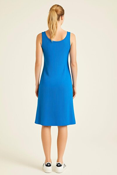 COTENCONCEPT Φόρεμα με κορδόνι με τετράγωνο λαιμό μίντι