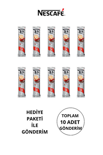 Nescafe 2si 1 Arada 10lu Ekonomik Paket