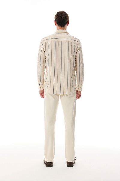 Mudo Regular Fit Striped Long Sleeve Shirt