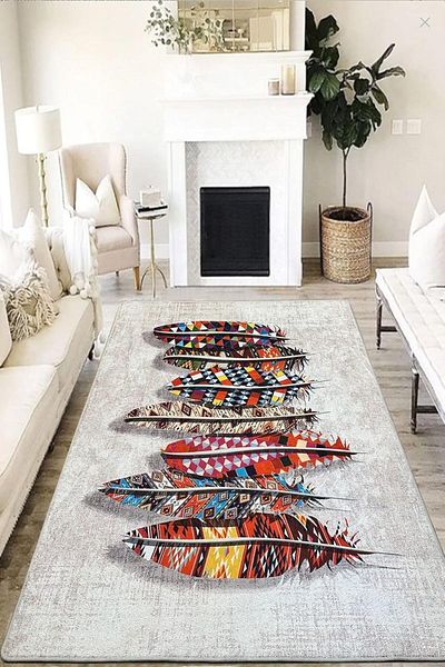 Mu Art Ahşap Mrt Home Rovny Decorative Carpet Djt, 140 X 190 Art 871301