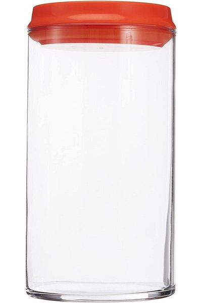 STOREMAX Zest Click Lock Jar, 1480 Cc, Leakproof Locking Lid, Orange 1065757