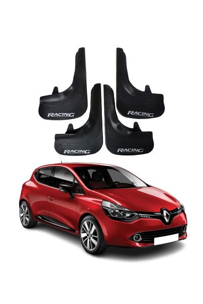 SONİKON LİNE Renault Clio 4 Compatible Racing Written 4-Piece Leggings Mudguard Mudguard Modified