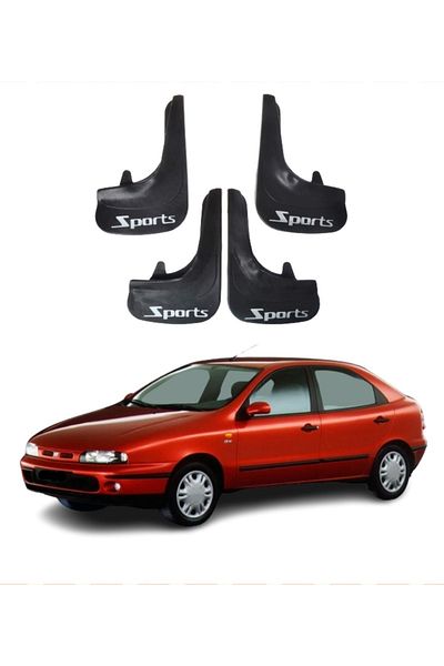 SONİKON LİNE Fiat Brava Sports Written 4-Piece Leggings Mudguard Mudguard Compatible with All Cases Modified