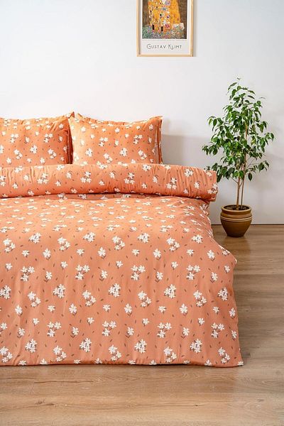 STOREMAX Ezg Cinnamon Floral Single Duvet Cover Set Cotton Ezsnshop 1065757
