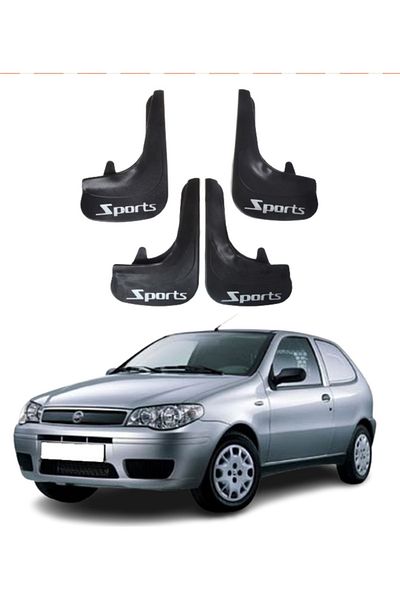 SONİKON LİNE Fiat Palio Van Sports Written 4-Piece Dust Cover Mudguard Mudguard Compatible with All Cases Modified