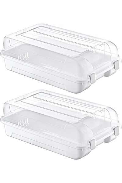 Mu Art Ahşap Mrt Set of 2 Women's White Shoe Box Art 871301