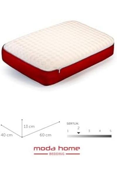 STOREMAX Ezg Home Bedding Visco Bubbli Chubby Pillow Bordo, Visco Pillow, Orthopedic Pillow Ezsnshop 106575
