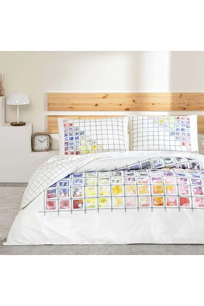 STOREMAX Ezg Cotton Charmıan Duvet Cover Set Pink Double Ezsnshop 1065757