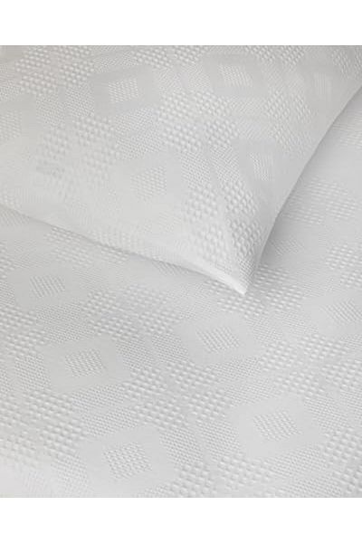 STOREMAX Ezg Home Pearl Cotton Double Bed Cover Set White Ezsnshop 1065757