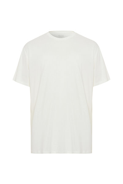 Mudo تي شيرت بياقة دائرية كبيرة الحجم