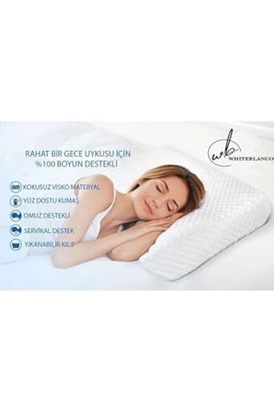 STOREMAX Ezg Helen Orthopedic Pillow Visco Pillow Neck Pillow Orthopedic Neck Pillow Ezsnshop 10657
