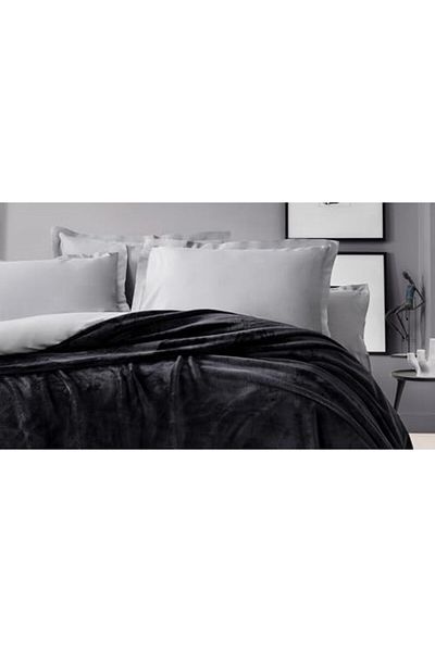 STOREMAX Ezg Olenna Double Wellsoft Blanket Anthracite Ezsnshop 1065757