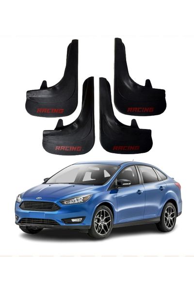 SONİKON LİNE Ford Focus 3 Sd 2011-2015 Compatible Racing Written 4-Piece Dust Cover Mudguard Mudguard Modified