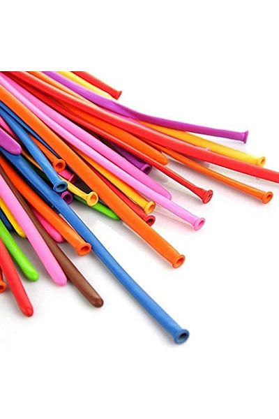 STOREMAX Ezg Gift 10 Pieces Mixed Color Sausage Balloon Ezsnshop 1065757