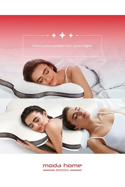 Mu Art Ahşap Mrt Home Bedding Visco Butterfly Pillow Art 871301