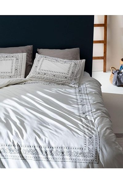 STOREMAX Double Duvet Cover Set, Gray, 200 X 220