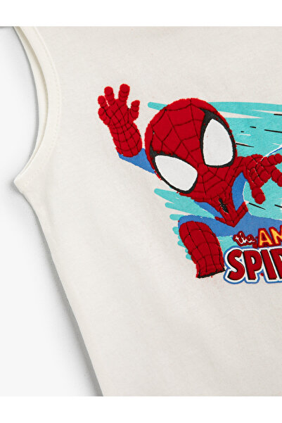 Koton Spiderman Printed Licensed Athlete Cotton