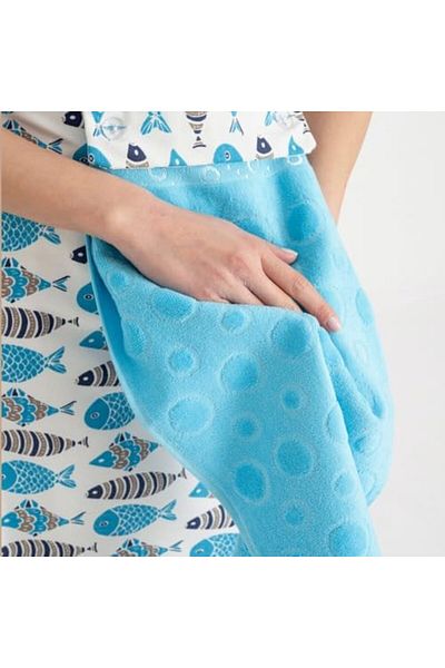 Mu Art Ahşap Mrt Towel Kitchen Apron Set Oven Mitts and Holder Art 871301