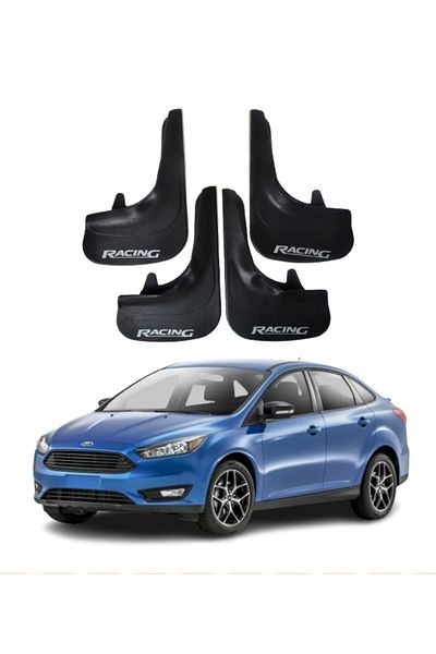 SONİKON LİNE Ford Focus 3 Sd 2011-2015 Compatible Racing Written 4-Piece Dust Cover Mudguard Mudguard Modified