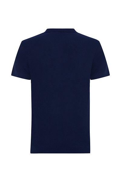 Mudo Polo Collar Short Sleeve Knitwear Sweater