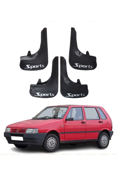 SONİKON LİNE Fiat Uno Compatible Sports Written 4-Piece Leggings Mudguard Mudguard Modified