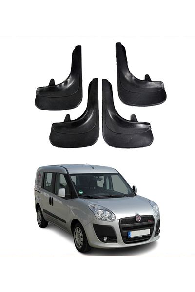 SONİKON LİNE Fiat Doblo 2 2010-2022 Compatible 4-Piece Dust Cover Mudguard Mudguard Modified