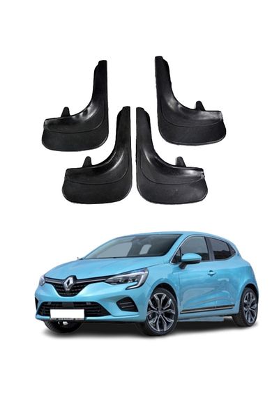 SONİKON LİNE Renault Clio 5 Compatible 4-Piece Dust Cover Mudguard Mudguard Modified