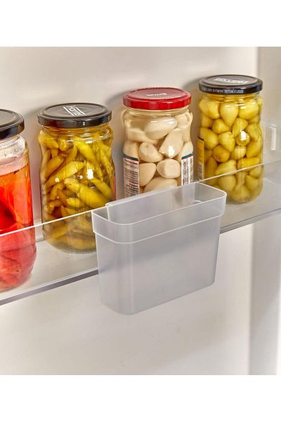 STOREMAX Ezg Hanging Refrigerator Lid Inner Shelf Organizer, Multi-Purpose Mini Box Set Hanging Container (8,