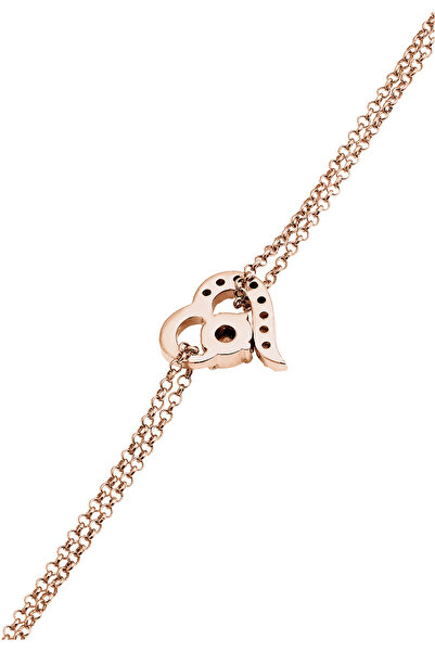 ELLI Dámský náramek Heart Symbol Love s krystaly ze stříbra ryzosti 925