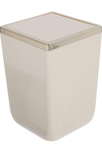 STOREMAX Mrt Tuscany Trash Can 6 Lt Beige Gold Art 871301