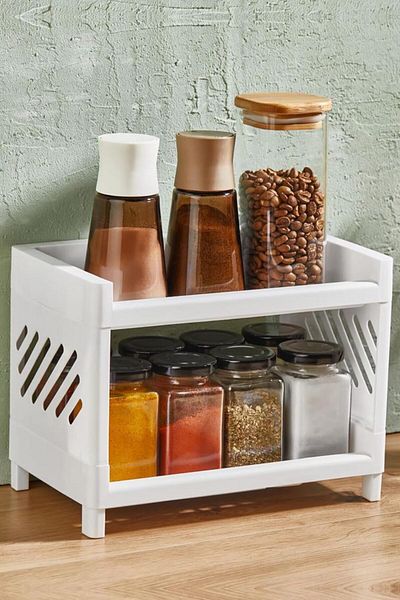 STOREMAX Ezg Two-Tier Bathroom Kitchen Cabinet Organizer Organizer Shelf Multi-Useful Shelving Unit