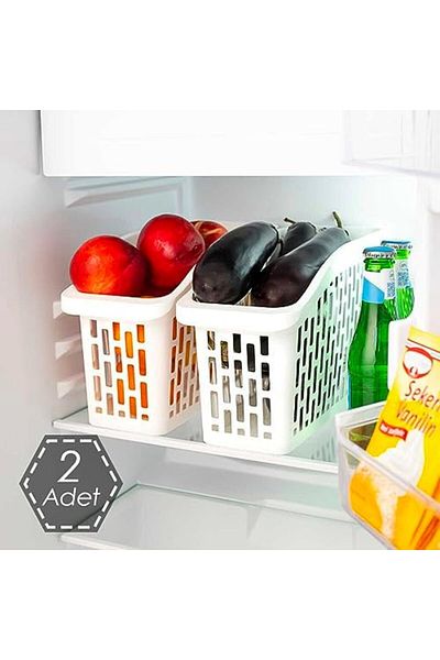 STOREMAX Ezg Org-22 2-Piece Multi-Purpose Refrigerator Organizer Vegetable Fruit Organizer Basket Ezsnshop 106