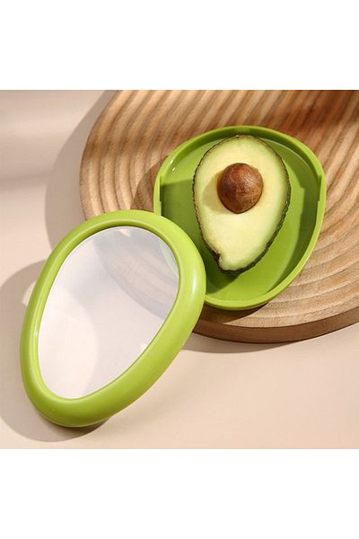Choice green Silicone Fruit Storage Box, Reusable Refrigerator Crisper Box, Transparent Film Vegetable and