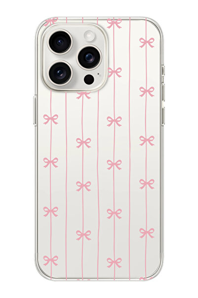 moonset Iphone 13 Pro Max Uyumlu Fiyonklar Tasarımlı Baskılı Şeffaf Telefon K...