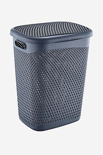 LUXE Katre Dirty Laundry Basket 55 Lt Anthracite Lxshp 1055529