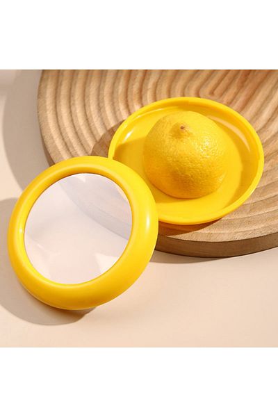 Choice Yellow Silicone Fruit Storage Box, Reusable Refrigerator Crisper Box, Transparent Film Vegetable and
