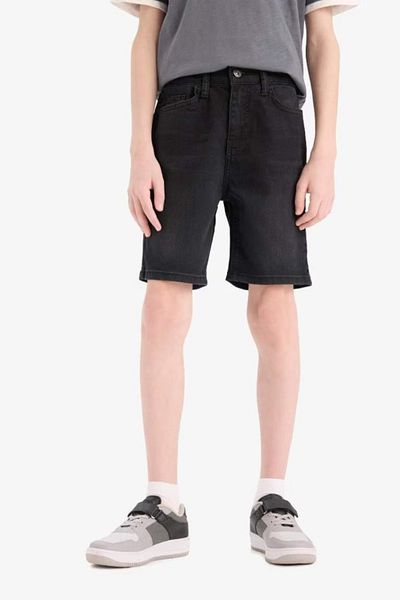 DeFacto Αγόρι Oversize Φαρδύ Μολύβι Πόλο Μουσελίνα κοντομάνικο πουκάμισο W3239a625hs