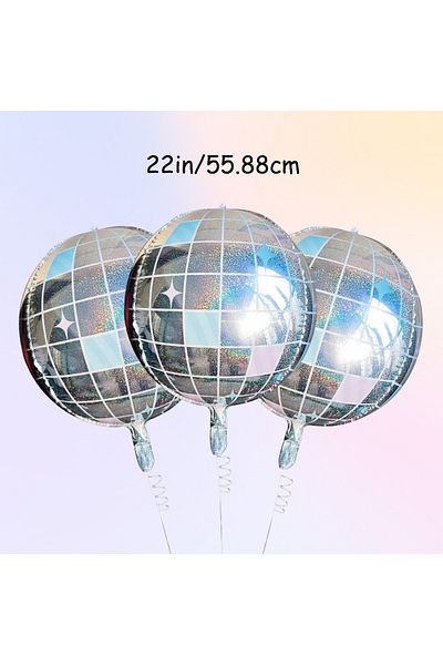 Choice Other 3pcs Music party disco balloon set, pop singer, 8090s hip hop disco party, birthday party, mus